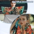 thumbnail image 3 of KUIFORTI Tropical Leaf Leopard Print Car Cushion Seat Covers Sweatproof Easy to Install for Gym Outdoor Sport, Picnic, Beach, Pet Dog Travel Front Seat Bucket Towel Car Seats Protector, 3 of 7