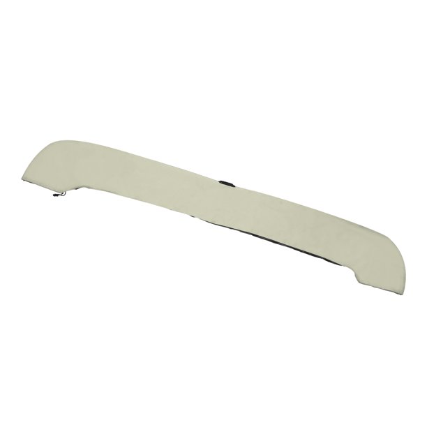 Funda de almacenamiento para bimini de barco con orificio de luz de lona de poliéster 600D 97"-103" W para 3 arcos 4 arcos color beige 91"-96"W