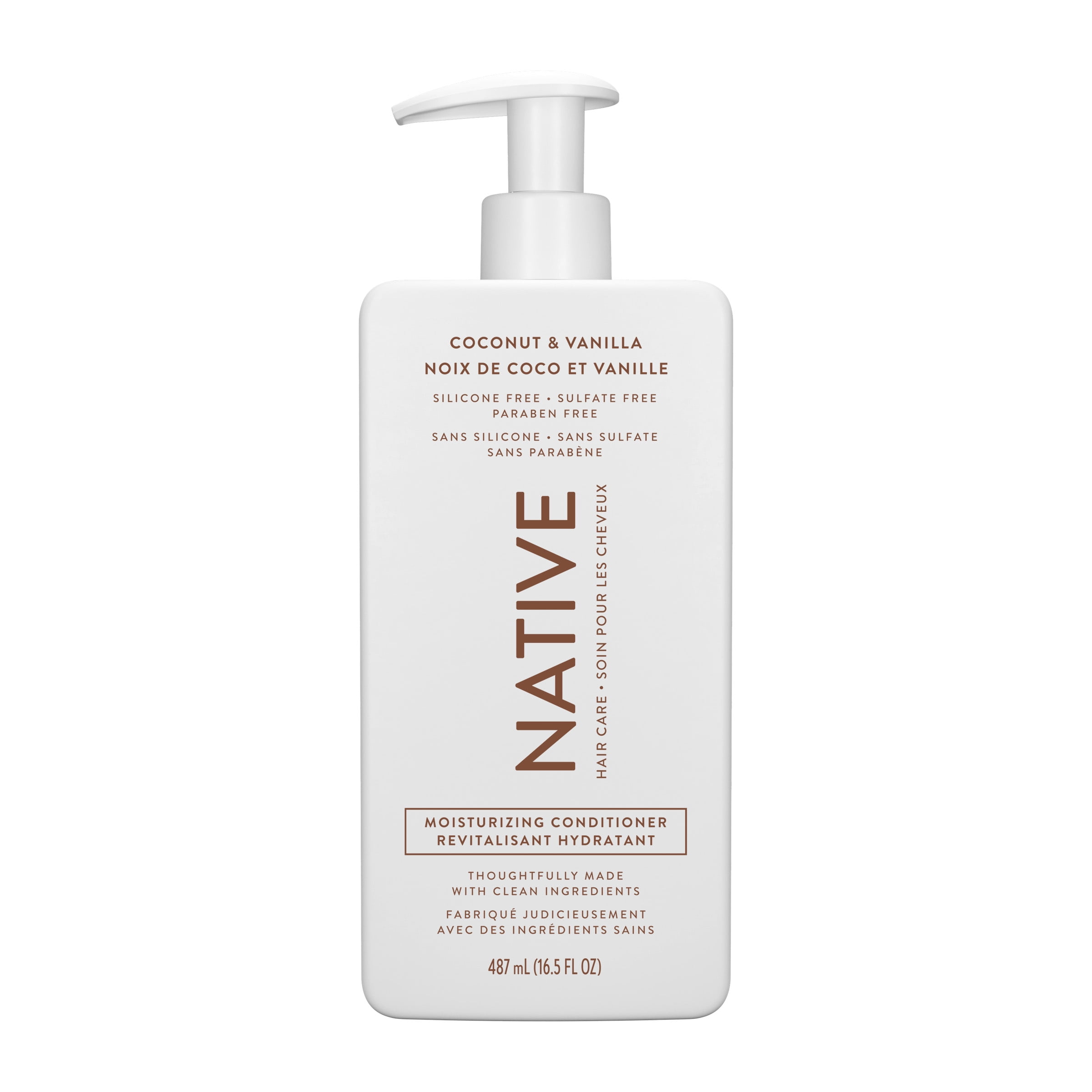 Revitalisant hydratant Native Noix de coco et vanille, sans sulfate, sans parabènes