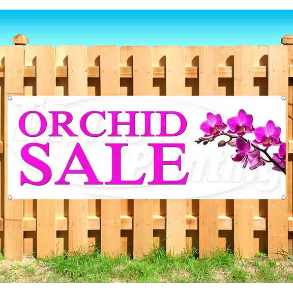Orchid Sale 13 oz Vinyl Banner With Metal Grommets
