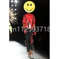 thumbnail image 3 of Michael Jackson Thriller Disfraces aterradores Chaqueta de cuero roja para mujeres Hombres Adultos Vestido Halloween Navidad, 3 of 4