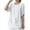 White, variant on Womens Tops, Self Tie Linen Tops for Women 2026 Summer Button Down Crewneck Tunic Shirts Dressy Loose Short Sleeve Casual Blouse