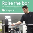 thumbnail image 4 of Wipex Fitness Equipment Surface Cleaning Wipes Lemongrass & Eucalyptus Refill Roll 700ct, 4pk case, 4 of 14