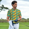 thumbnail image 3 of Fotbe Hot Dogs 8 Camiseta Polo de Golf para Hombre con Estampado – Camisa Deportiva Transpirable con Cuello Abotonado-4X-Large, 3 of 6