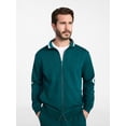 thumbnail image 2 of Athletic Works Men's & Big Men's Tricot Track Jacket, Sizes S-5XL, 2 of 6