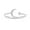 White Gold, variant on 0.02 CTTW Real Diamond Moon & Star Cuff Ring for Women's Dainty Statement Rings and Celestial Crescent Moon Jewelry Solid 14K Gold (H Color, SI1-SI2 Clarity)