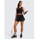 thumbnail image 3 of Falda CRZ YOGA Cruzada de Cintura Alta con Volantes Negra Talla S, 3 of 9