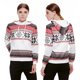 thumbnail image 1 of Otoño Invierno Mujer Sudaderas Con Capucha Manga Larga Estampado De Copos De Nieve Jersey De Bolsillo (S) Likrtyny Mujer, 1 of 6