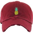 thumbnail image 3 of Pineapple Vintage Distressed Dad Hat Baseball Cap Polo Style Unconstructed Adjustable, 3 of 4