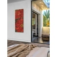 thumbnail image 5 of Marmont Hill "Floral Frenzy Red I" Painting Print on Canvas, 5 of 7