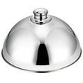 thumbnail image 1 of Cloche Food Cover Dome Serving Plate Dish Dining Cover Stainless Steel Cloche Food Cover Dome Serving Plate Dish Dining Dinner For Home Kitchen Restaurant Cafe, 1 of 6