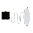 thumbnail image 2 of Globe Electric Frost White 4 inch W Metal LED Recessed Light 60 watt, 2 of 7
