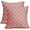 H, variant on 18x18 Linen Pillow Covers - Decorative Floral Block Print Throw Cushion Cases for Couch Sofa Accent Home Decor, 1Pc