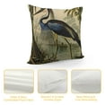 thumbnail image 4 of Shiartex Throw Pillow Cover  Audubon Blue Louisiana Heron Bird Drawing Nature Vintage Home Decor Pillowcases Square Pillow Cases Cushion Covers for Sofa Couch Bed, 4 of 5