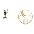 thumbnail image 1 of Escultura De Rana Con Forma De Bola De Cristal, Figura única De Animal, Adorno De Mesa Para Chimenea, Entrada, Estante, Pasillo, Dormitorio, Oficina, Decoración, Regalo, 1 of 8
