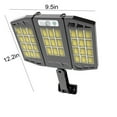 thumbnail image 3 of EGNMCR Solar Street Light, IP65 Waterproof, Dusk To Da-wn With Motion Sensor LED Security Flo-od Light For Parking Lot, Remote Control With 33 COB Lamp Beads, Mother's Day Gift Ideas, 3 of 9