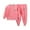Pink A, variant on Girls Fall Clothes Set Crewneck Sweatshirt Pullover Printed Top and Joggers Pant Kids 2 Piece Cotton Outfits (6-12 Months, Pink A)