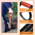 thumbnail image 4 of Uxcell Shovel D Grip Handle 1-1/4""/32mm Inner Dia. ABS Material Spade Snow Shovel for Digging Raking Tool, Red Black, 4 of 6