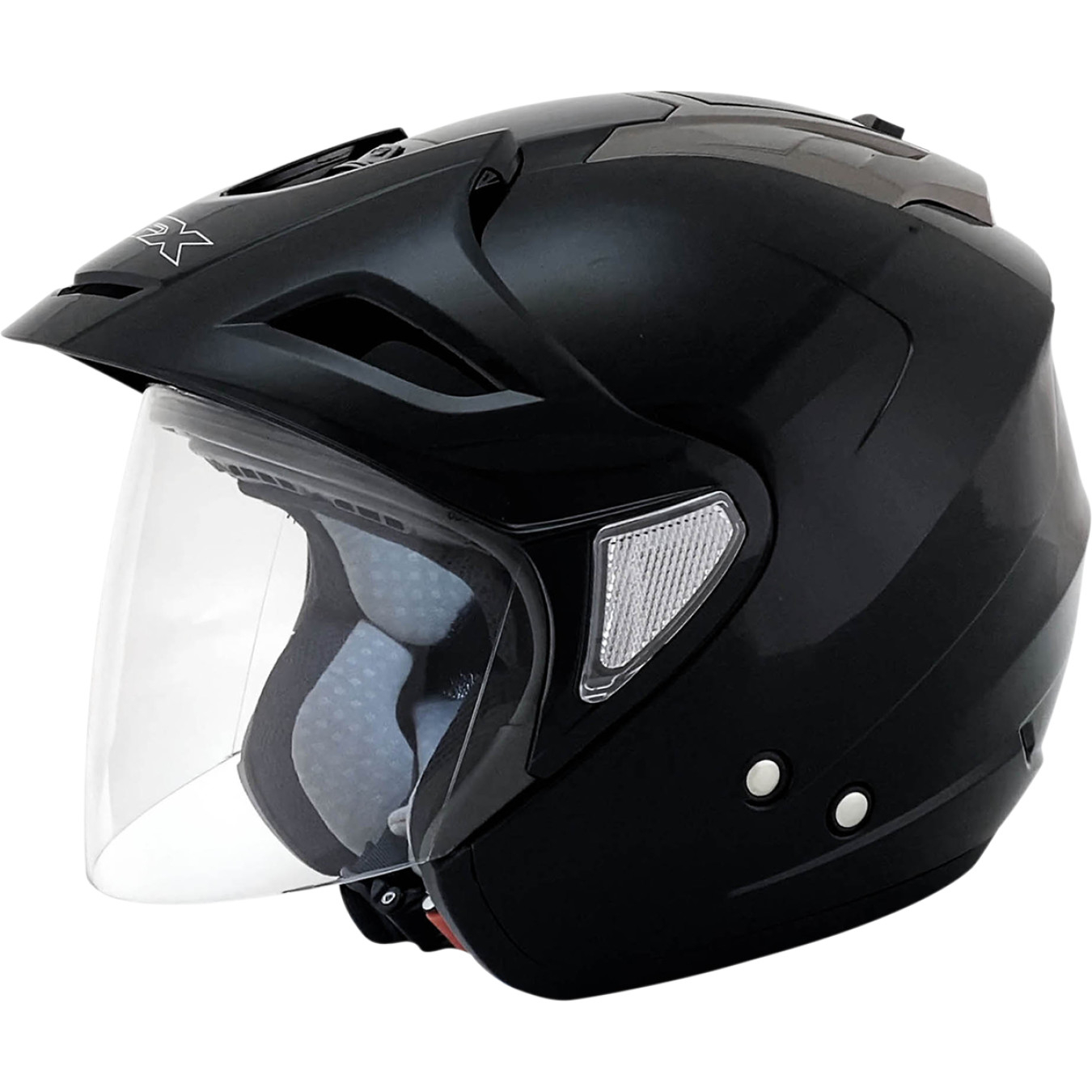 AFX FX-50 Open Face Motorcycle Helmet Black XS - Walmart.com