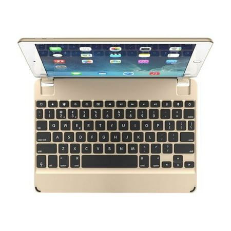 Brydge - Wireless Keyboard for Apple® iPad 9.7" (5th Gen), iPad 9.7" (6th Gen), iPad Pro 9.7", iPad Air 1 and Air 2 - Gold