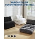 thumbnail image 4 of Yeshouse Sofá cama plegable 3 en 1, 190 x 87 x 22 cm, convertible individual con almohada y respaldo, portátil, para sala de estar y dormitorio, 4 of 8