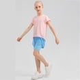 thumbnail image 6 of SILVERCELL 5-12T Girls 2-in-1 Athletic Flowy Shorts Active Performance Mesh Shorts with Liner for Sports Fitness Running Biking Hiking, 6 of 8