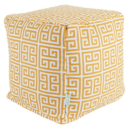 Majestic Home Goods Towers Indoor/Outdoor Ottoman Pouf Cube