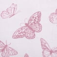 thumbnail image 6 of Betsey Johnson Malachite Butterfly Light Pink & Sea Pink King Bed Blanket, Soft Cozy Bedroom Blanket, Machine Washable, 6 of 7