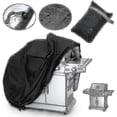 thumbnail image 3 of Heavy Duty Waterproof Barbecue (bbq) Storage Cover - Black, 3 of 5