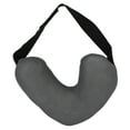 thumbnail image 1 of Almohada para axilas, suave, transpirable, de algodón, con correa ajustable, para aliviar la presión y prevenir la inflamación, para el cáncer de mama, color gris., 1 of 14