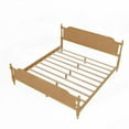 thumbnail image 3 of Rustic Rattan & Durable Pine: French Provincial Bed for a Restful Sleep, 3 of 10