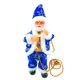 thumbnail image 1 of Cuerda de escalada eléctrica de Papá Noel, decoración navideña, estatuilla Musical decorativa, adorno de muñeco de peluche para estante de repisa, Azul, 1 of 8