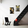 thumbnail image 2 of ZHONGYUTONG 2 Pieces African American Wall Art Black Woman Hand With Butterfly Picture Black Yellow Gray Wall Decor Sunflower Gril Canvas Print Framed (11"x14"x2PCS), 2 of 5