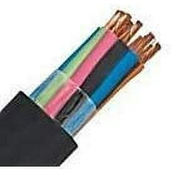 18 AWG 8C 18/8-SOOW Black 600V Portable Cord Cable (100FT)