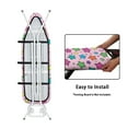 thumbnail image 4 of HELLHERO Ironing Board Cover 15x54 Inch Colourful Stars Iron Board Cover Steam Iron Board Cover Standard Full Size 3 Hook and Loop Fastener Strap, 4 of 5