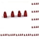 thumbnail image 3 of Speravity 4 piezas tapas de vástago de válvula de neumático accesorios de cobertura profesional componentes modificados reemplazar la cubierta de aire Rojo 10piezas Speravity  CBP434626, 3 of 4