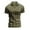Army Green, variant on Krdevn Men's V Neck Shirts Short Sleeve Casual Stylish Beach Vacation T Shirt Summer Hippie Tops,M