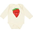 thumbnail image 3 of Inktastic Strawberry Kawaii Boys or Girls Long Sleeve Baby Bodysuit, 3 of 5