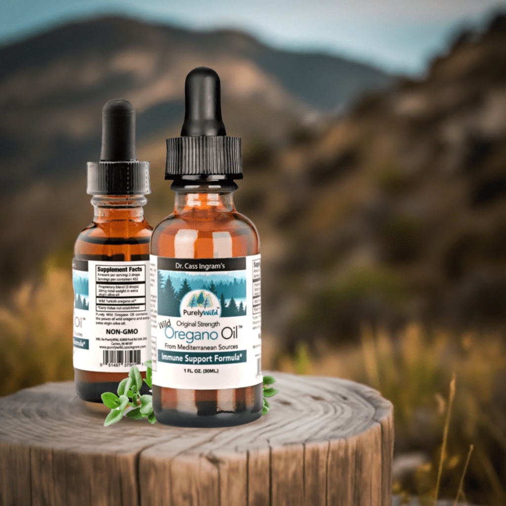 Dr. Cass Ingram's Original Oregano Oil &ndash; 1 fl oz | Purely Wild Steam Distilled Oil of Oregano