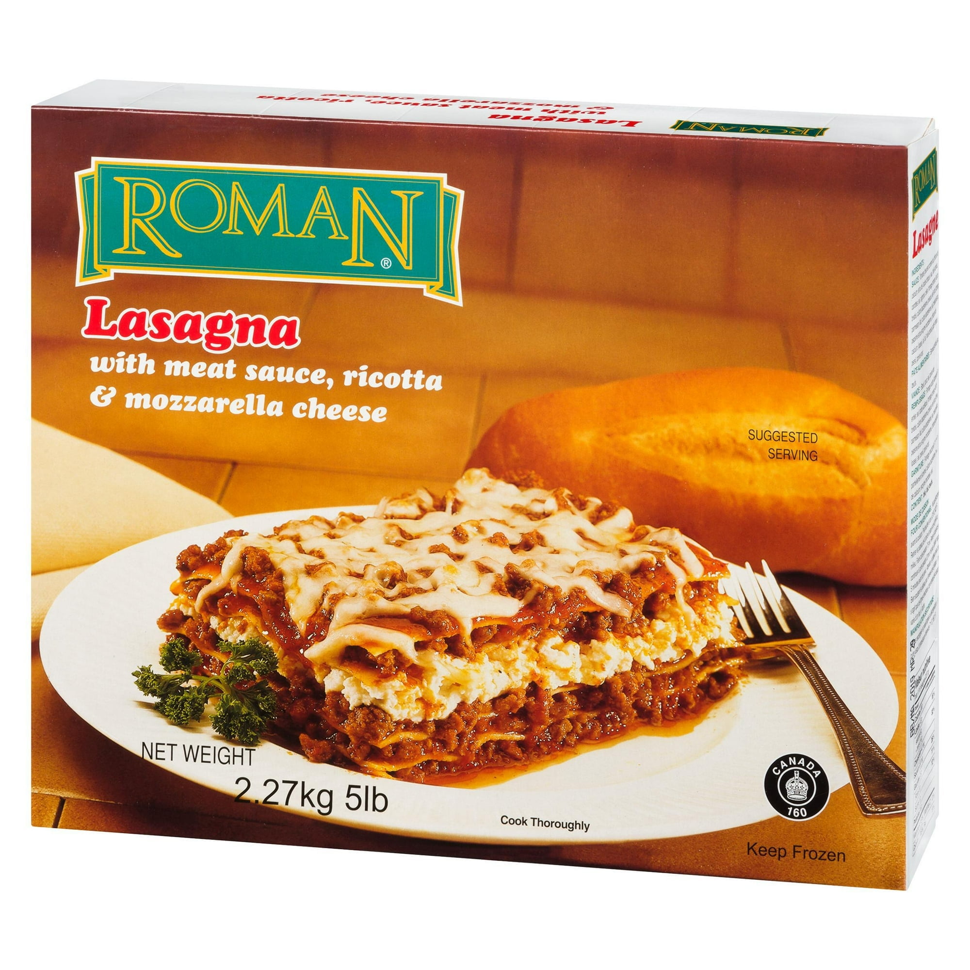 Roman Cheese Lasagna with Ricotta And Meat Sauce, 2.27 kg