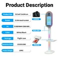 thumbnail image 5 of Mirror Photo Booth with 15.6" Touch Screen and RGB Lights, Portable DSLR Photo Booth Machine with Mini PC, Professional Photo Booth for Wedding, Party, Event, Rental (White), 5 of 14