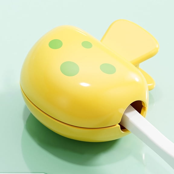 Eespoir Mushrooms Toothbrush Holders Travel Toothbrush Cover, Cute Toothbrush Protector Cap, Bathroom Toothbrush Case, For Dust Prevention, Family Trip, Gym Bag(Yellow)