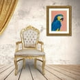 thumbnail image 3 of Munger, Pamela 12x14 Gold Ornate Wood Framed with Double Matting Museum Art Print Titled - Blue and Gold Macaw, 3 of 4