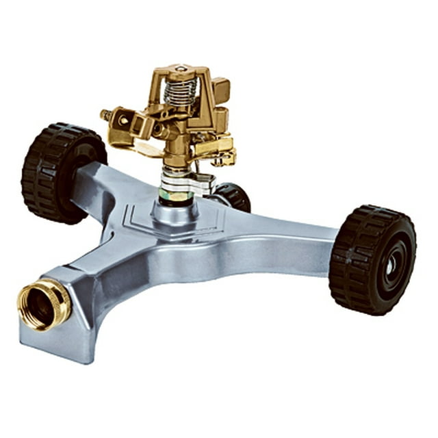 Fiskars 583676 Green Thumb Brass Pulsating Sprinkler