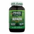 thumbnail image 2 of Pines Organic Wheat Grass Powder, Alfalfa Deep Green Leafy Vegetable, 500ct, 2 of 10