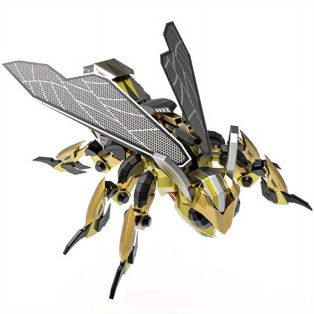 Bumblebee Bee Smart Model Adult High Difficulty Hand-assembled Decompression Toy Metal Puzzle