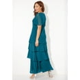 thumbnail image 2 of Catherines Women's Plus Size Tiered Chiffon Maxi Dress, 2 of 3