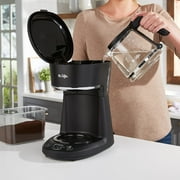 Mr. Coffee 12-Cup Programmable Coffeemaker, Brew Now or Later, Black