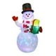 thumbnail image 3 of Muñeco de nieve de Navidad, colorido, giratorio, con luz LED, modelo inflable, muñecos soplados por aire, Juguetes Ndcxsfigh  libre de BPA, 3 of 8