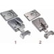 thumbnail image 3 of 1PC Door Lock Indicator Bolt Occupied Indicator Deadbolt Vacant/Engaged Latch compatible Bathroom WC Public Restroom Toilet(Satin Nickel), 3 of 5